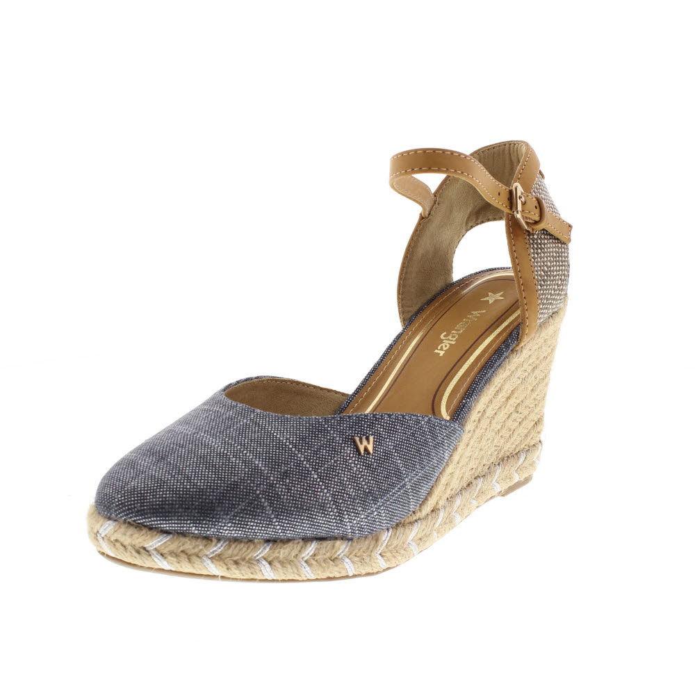 Wl01510a Brava Rope W0010 Scarpe Sandali Zeppa donna grigio
