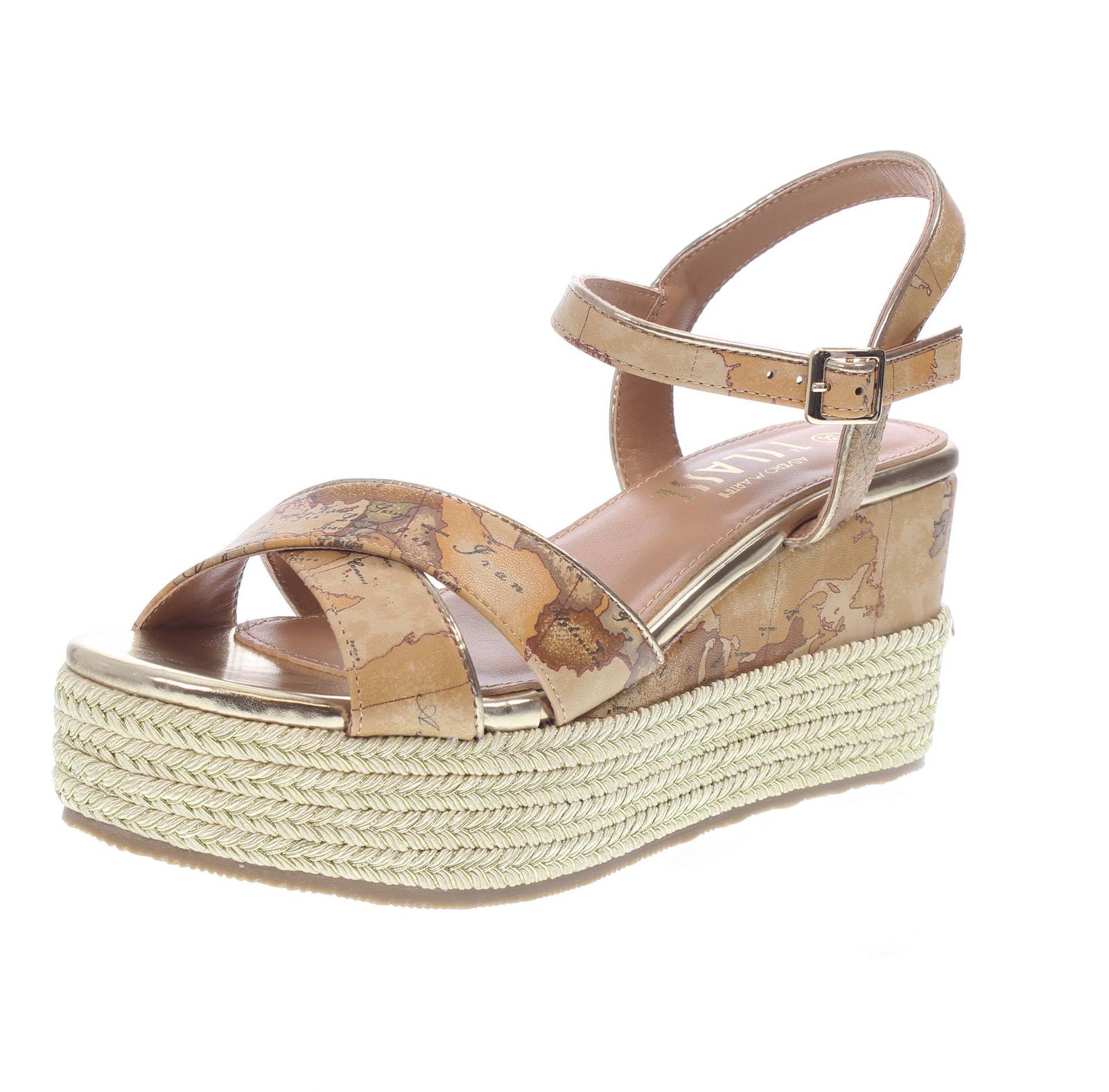 Альвьеро Мартини Сандали с Цеппой и Штампом Гео Марроне - Донна Скарпе Сандали