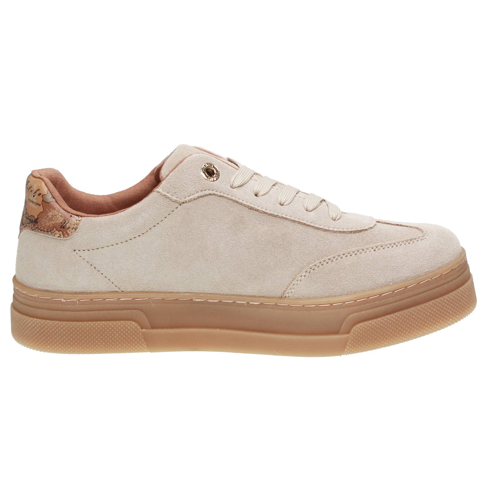 ALVIERO MARTINI Giada - Sneakers platform in Suede Donna sabbia Foto 2