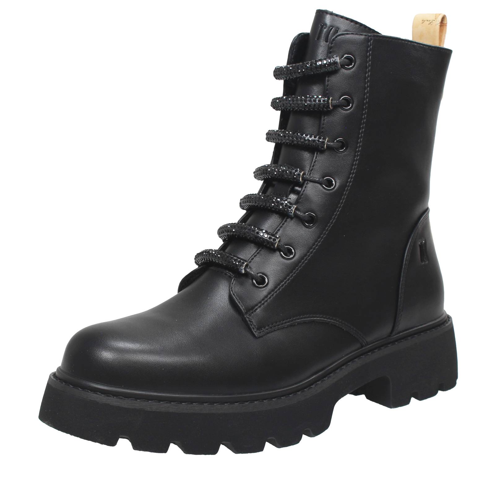 ALVIERO MARTINI Amphibiens avec talon et fermeture éclair Femme noir