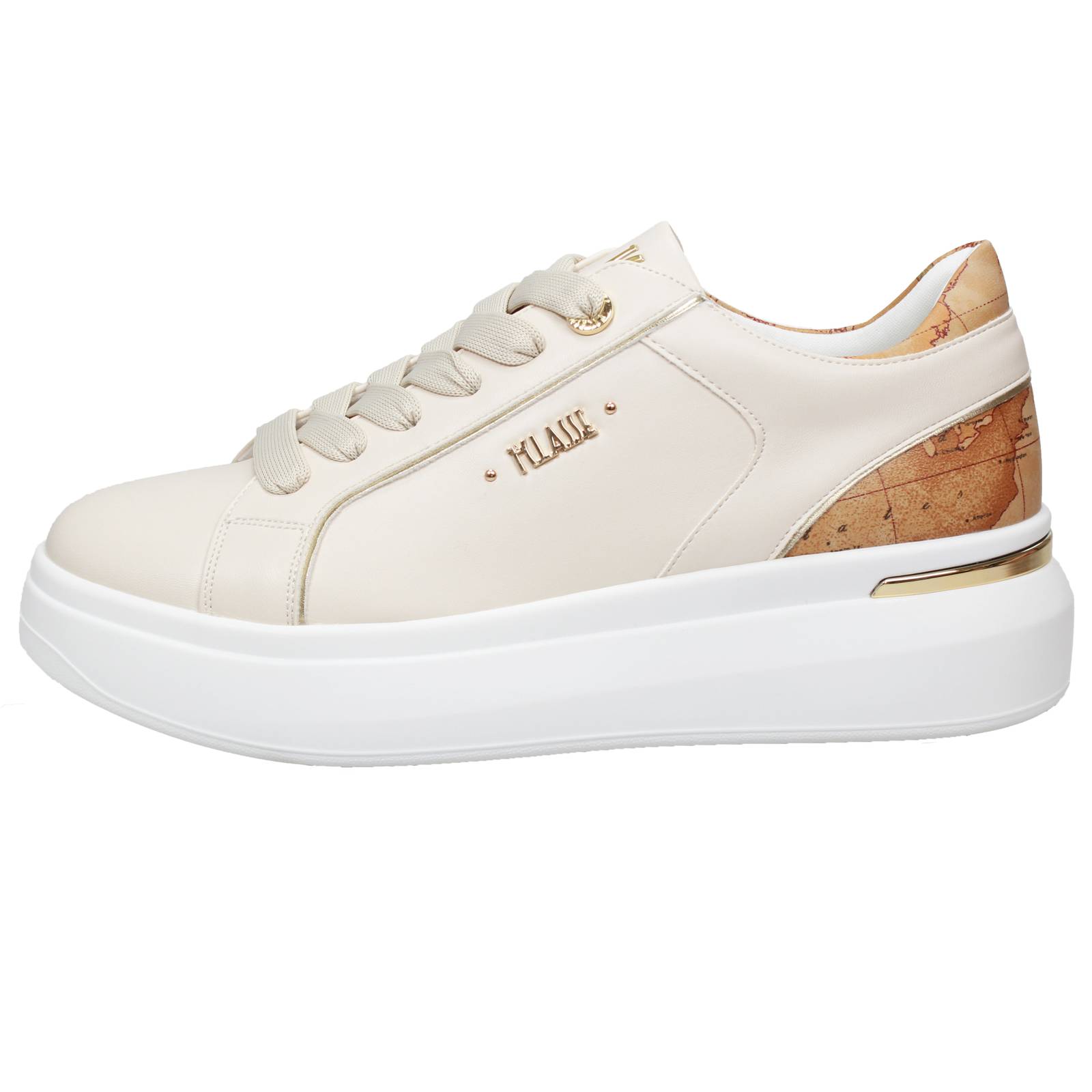 ALVIERO MARTINI Sneakers oversize Femme beige Photo 4