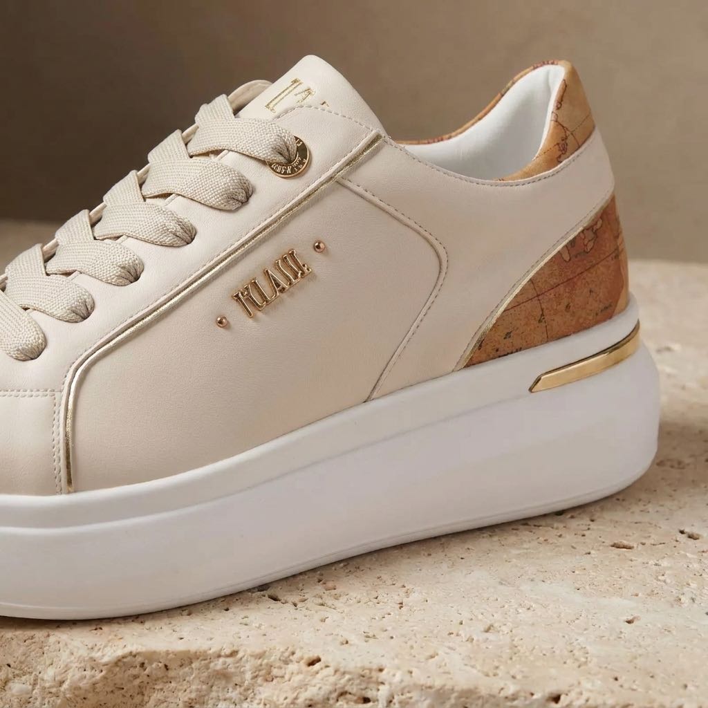 ALVIERO MARTINI Sneakers oversize Femme beige Photo 5