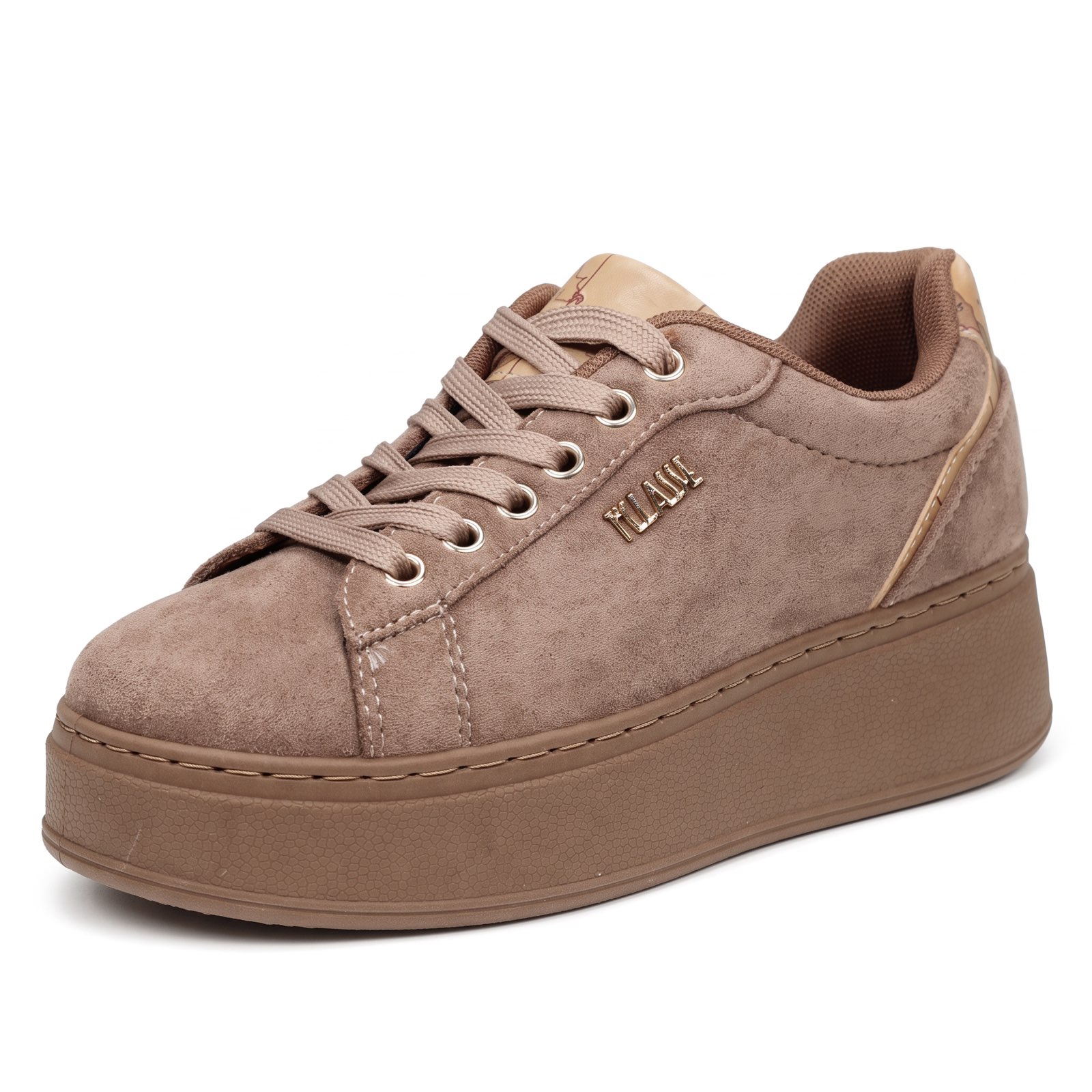 ALVIERO MARTINI Sneakers à semelles compensées Femme marron
