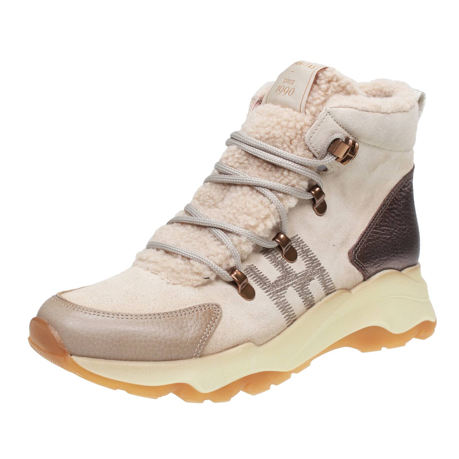 Hispanitas Wildlederschuhe Sand - Damenschuhe Stiefel