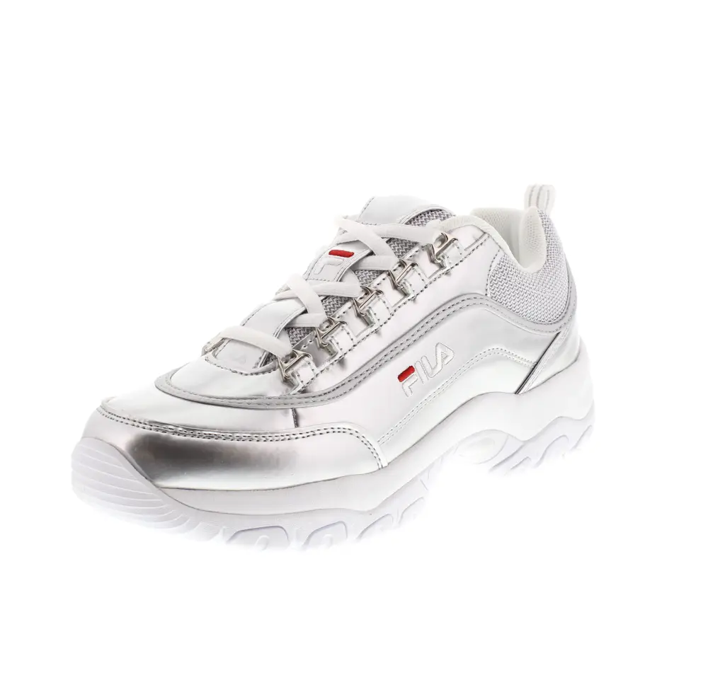 silver fila shoes