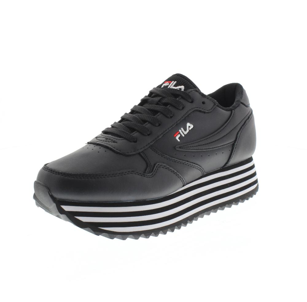 FILA orbit zeppa stripe black Shoes sneaker woman sport 1010667 FILA orbit zeppa stripe black Shoes sneaker woman sport 1010667