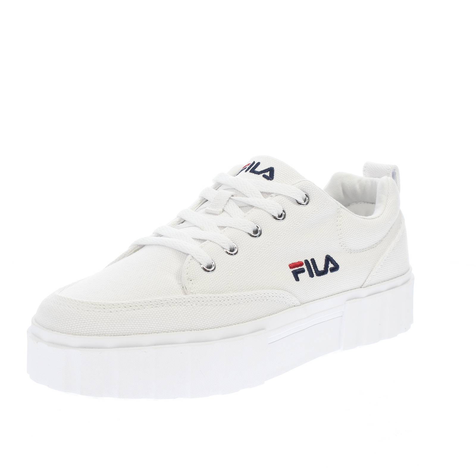 FILA Sandblast C - Plateau-Sneakers aus Stoff Damen weiß