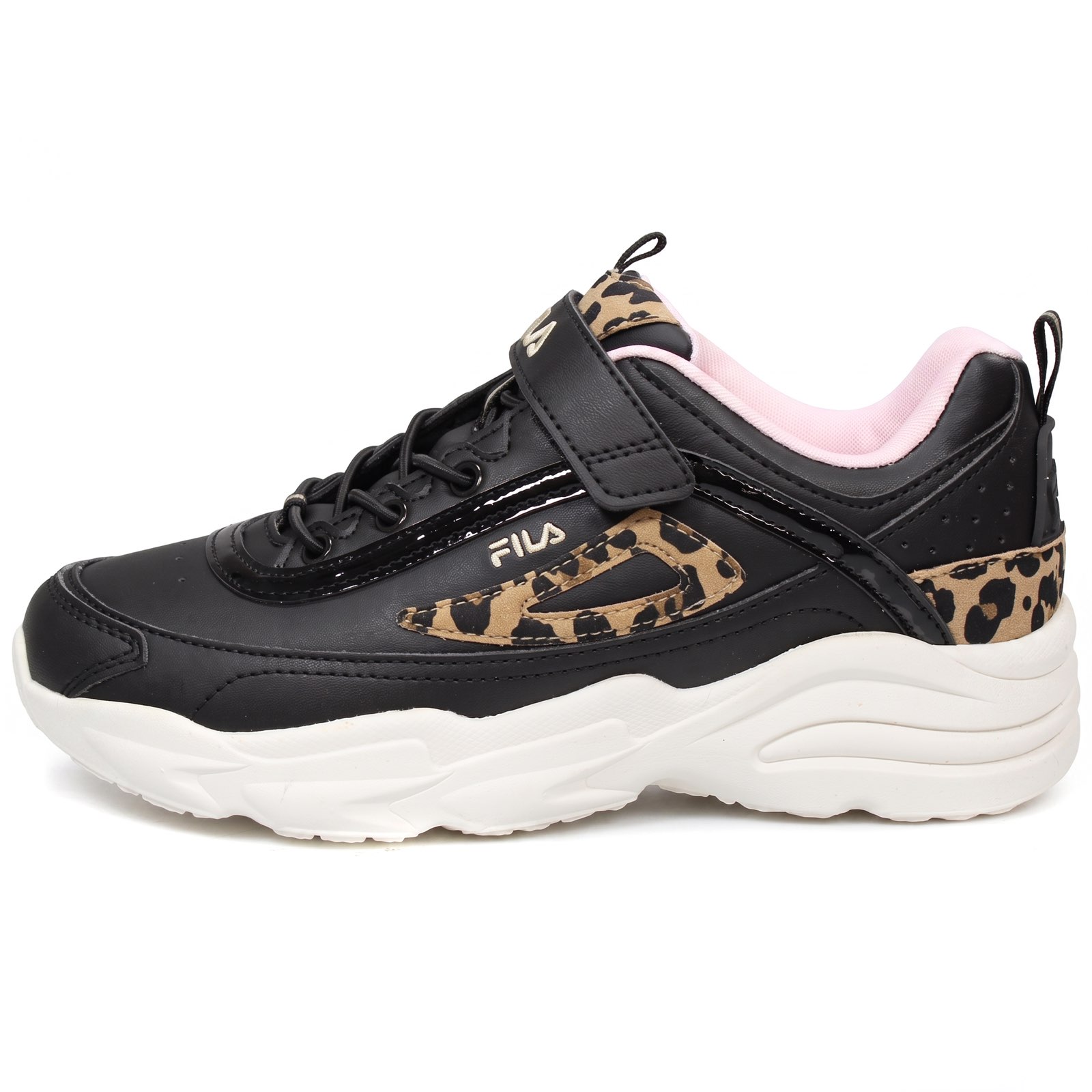 FILA Skye Kids – Sneakers mit Klettverschluss Kinder schwarz Foto 4