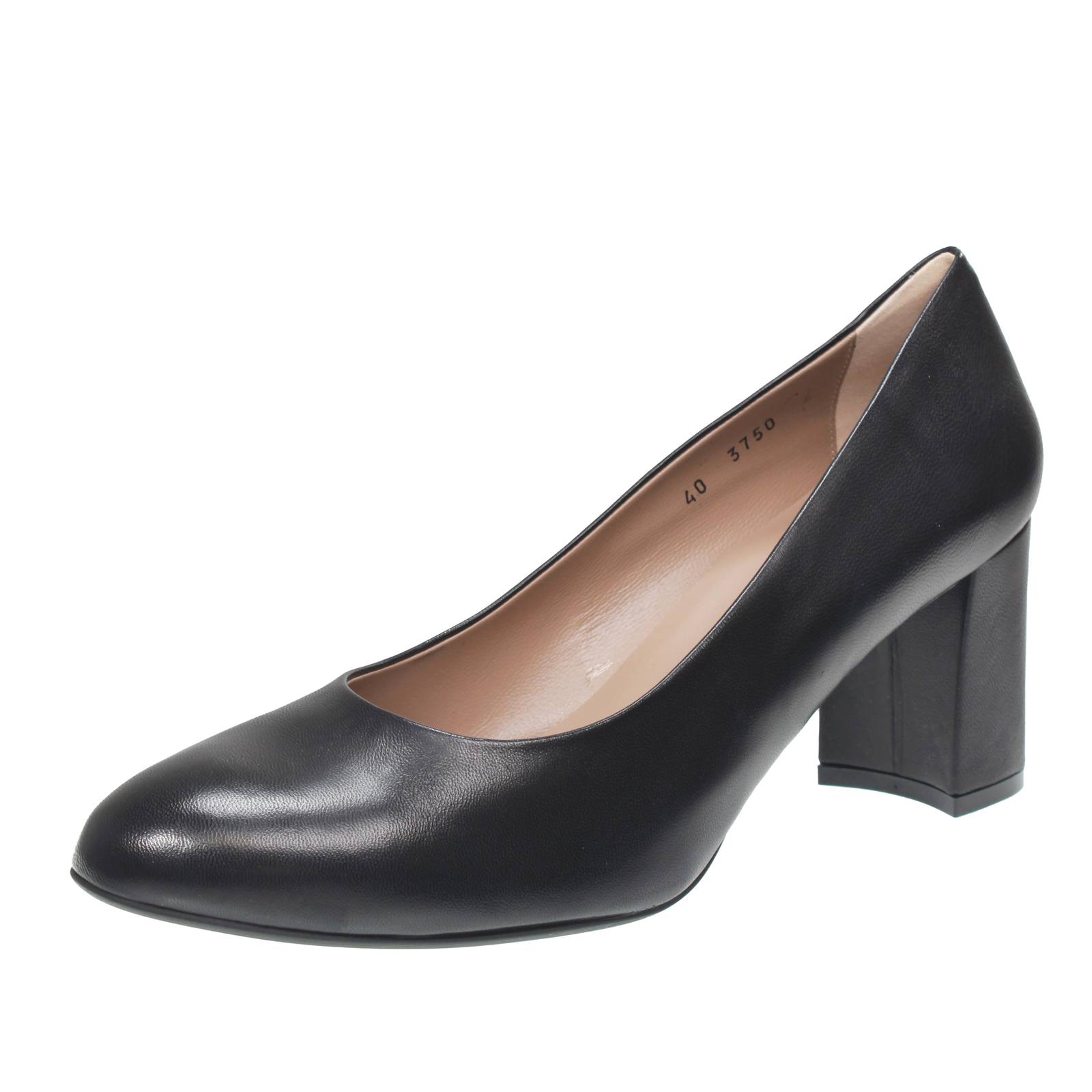 Melluso Leder Pumps mit mittlerem Absatz schwarz - Damen Schuhe Pumps