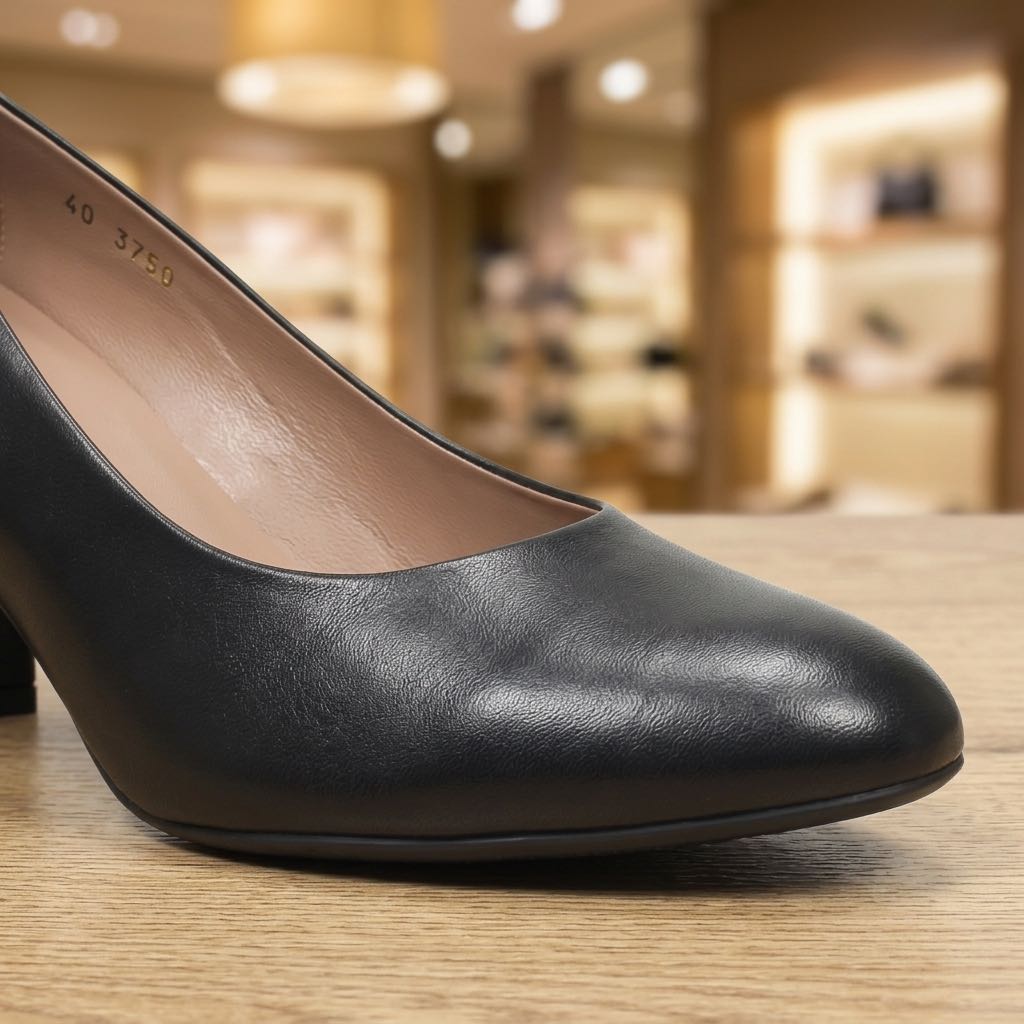 MELLUSO Escarpins en cuir à talon moyen Femme noir Photo 5