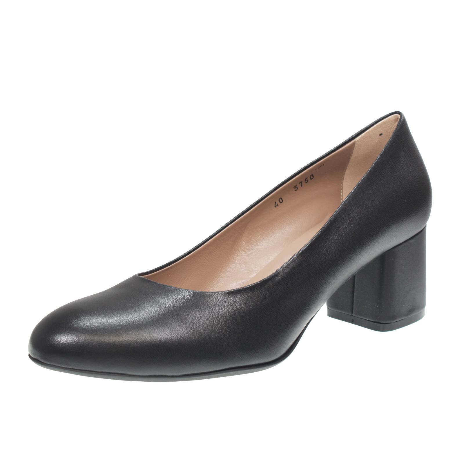 Melluso Leder Pumps mit mittlerem Absatz schwarz - Damen Schuhe Pumps