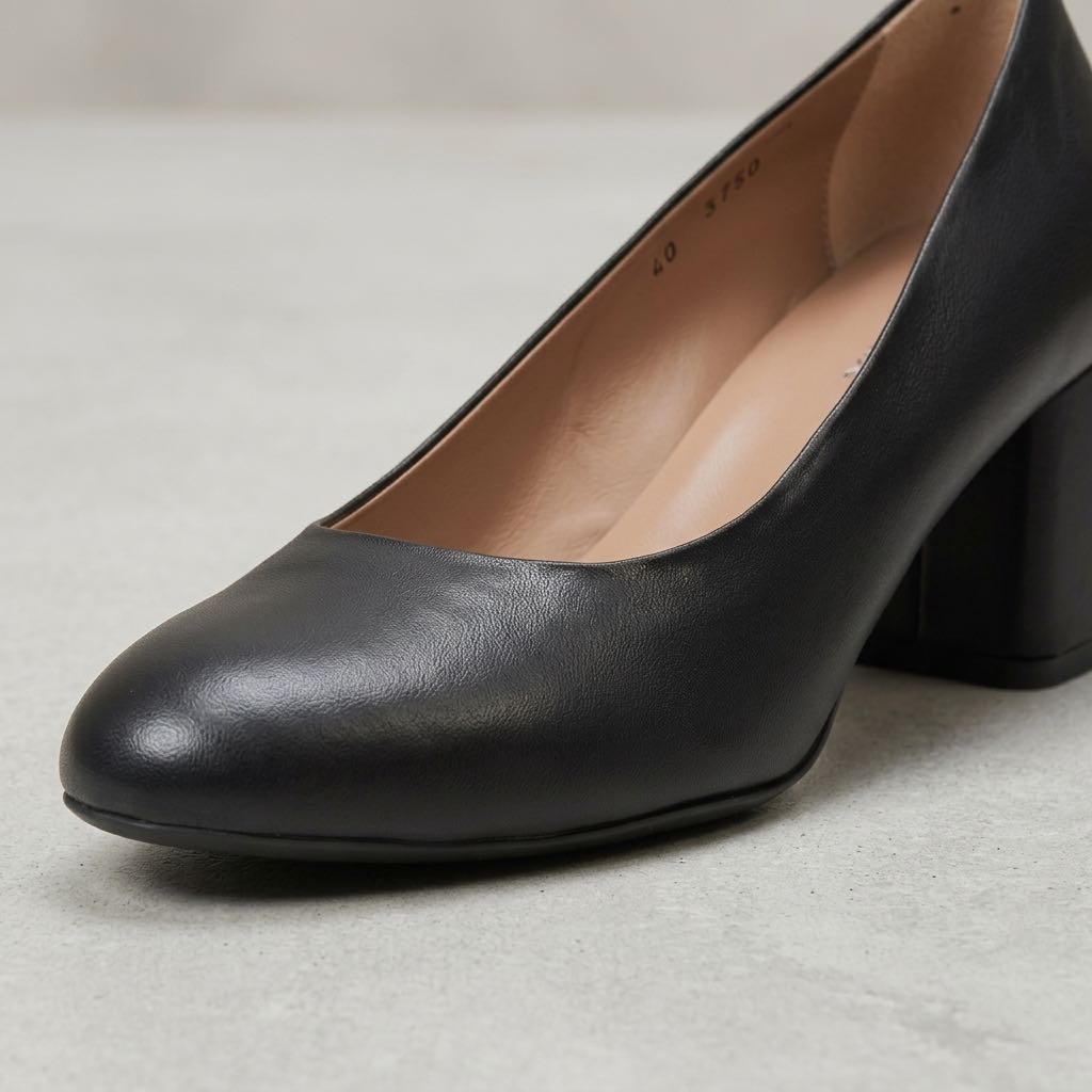 MELLUSO Escarpins en cuir à talon moyen Femme noir Photo 5