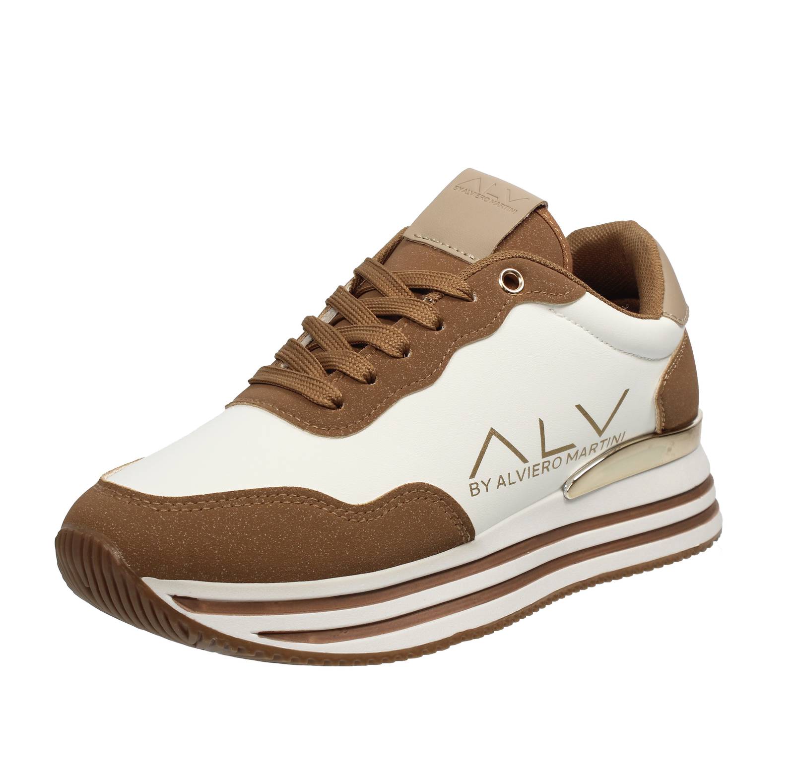 Alv By Alviero Martini Passport - Кроссовки на платформе Marrone - Донна Скарпе