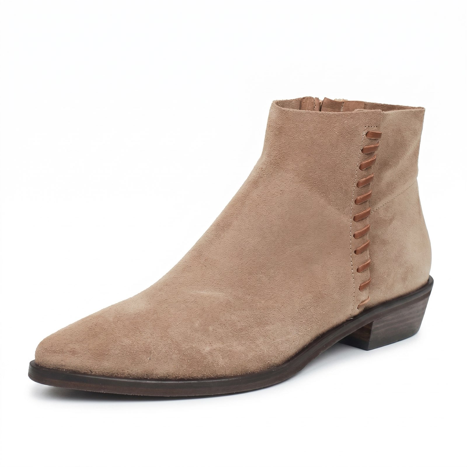 STUDIOUNO BY ACCURSO Stivaletti Texani in Suede Donna sabbia