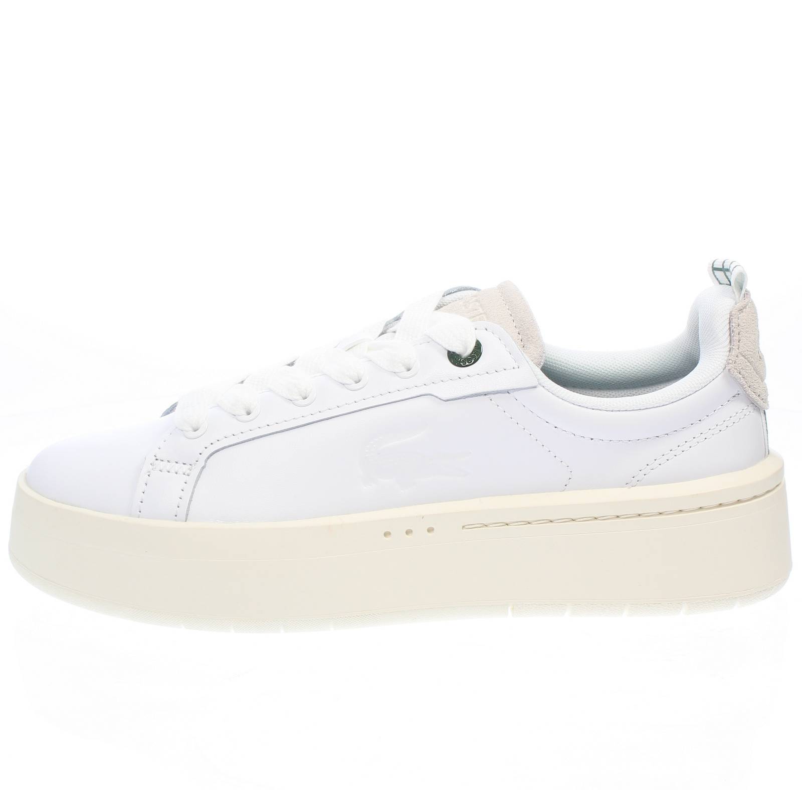 LACOSTE Carnaby Platform - Sneakers in Pelle Donna bianco Foto 3