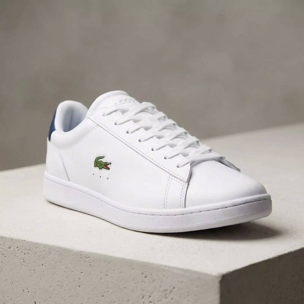 LACOSTE Carnaby Set - Leather Sneakers Man white Photo 5