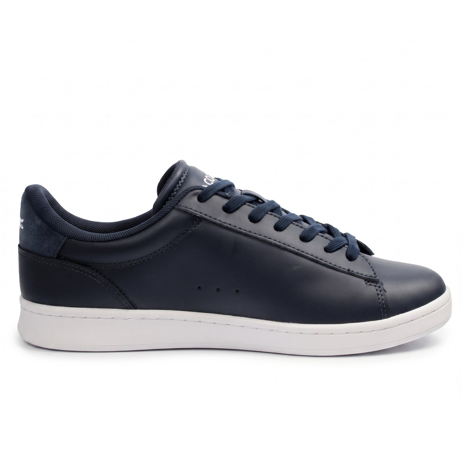 LACOSTE Carnaby Set - Leather Sneakers Man blue Photo 3
