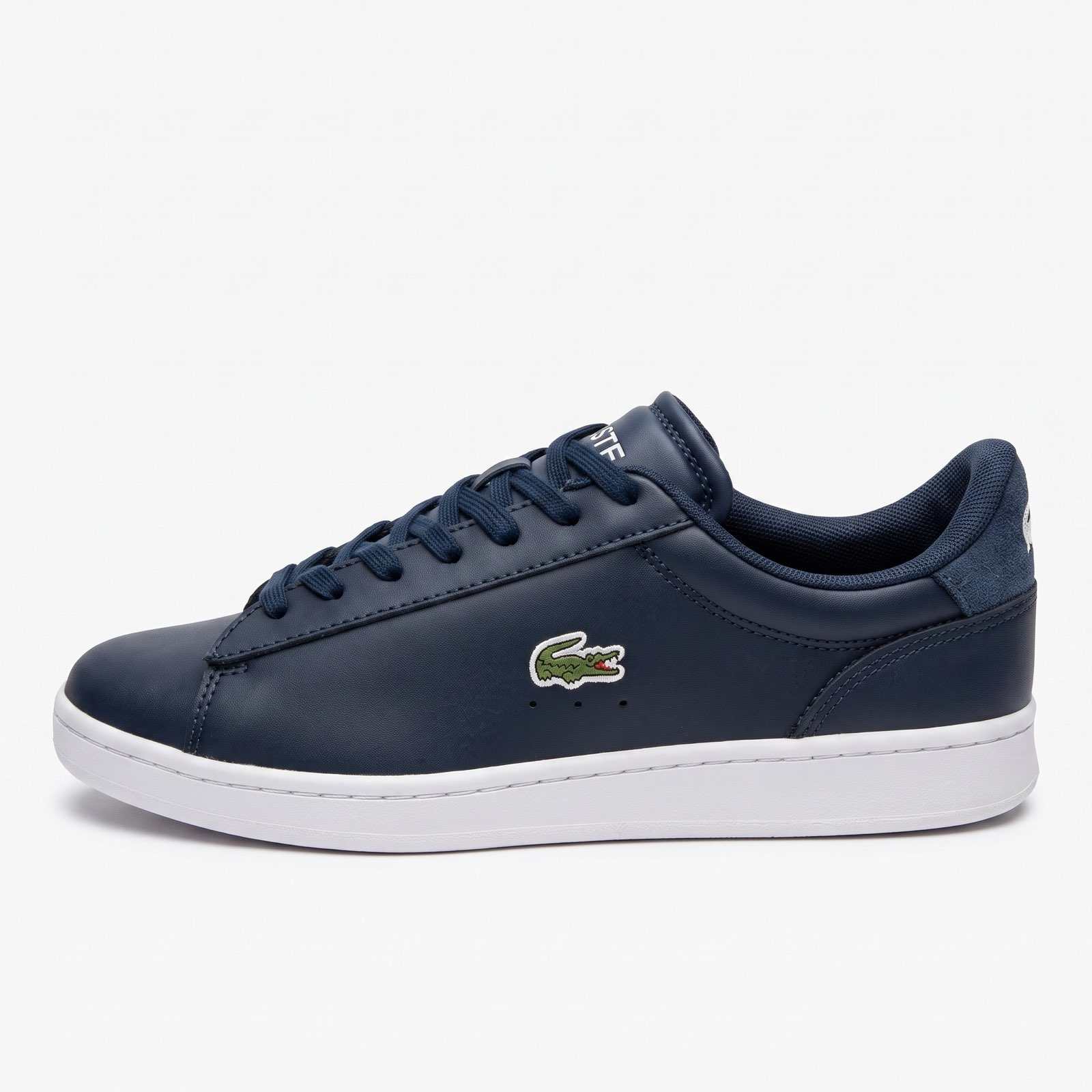 LACOSTE Carnaby Set - Leather Sneakers Man blue Photo 4