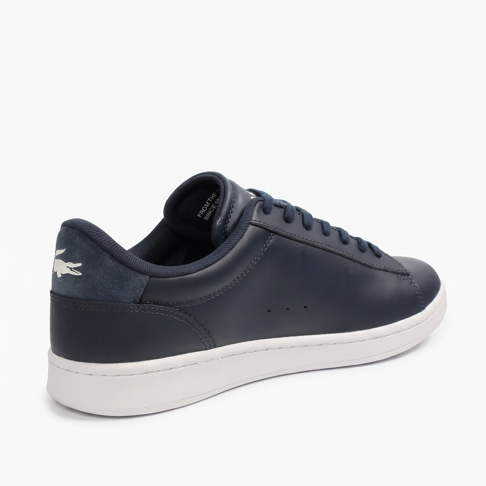 LACOSTE Carnaby Set - Leather Sneakers Man blue Photo 6