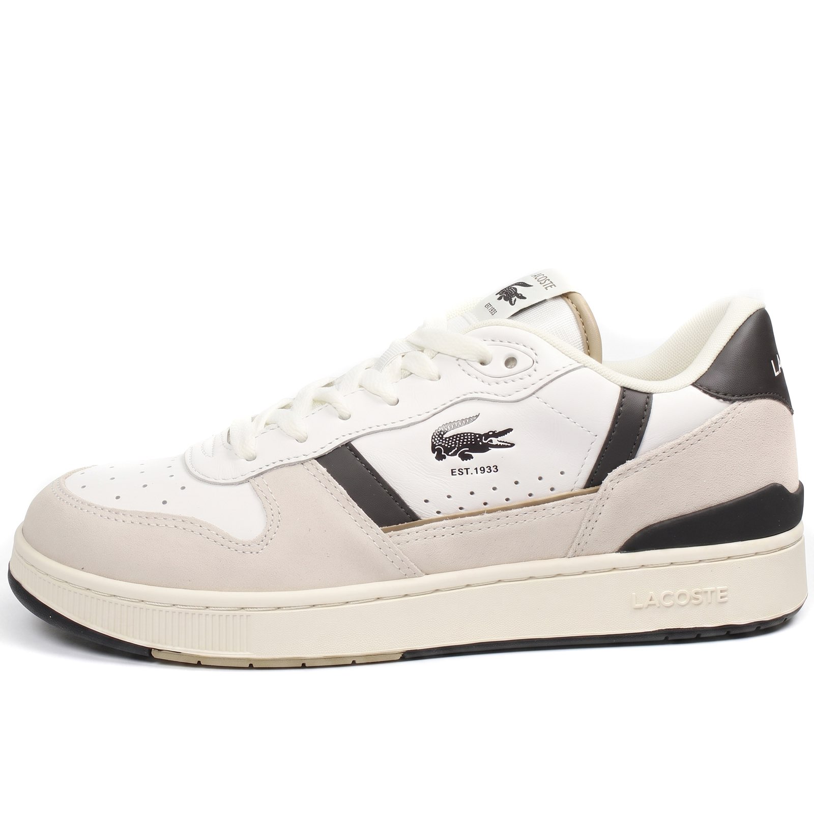 LACOSTE T-Clip Set  - Sneakers in Suede Uomo bianco Foto 4