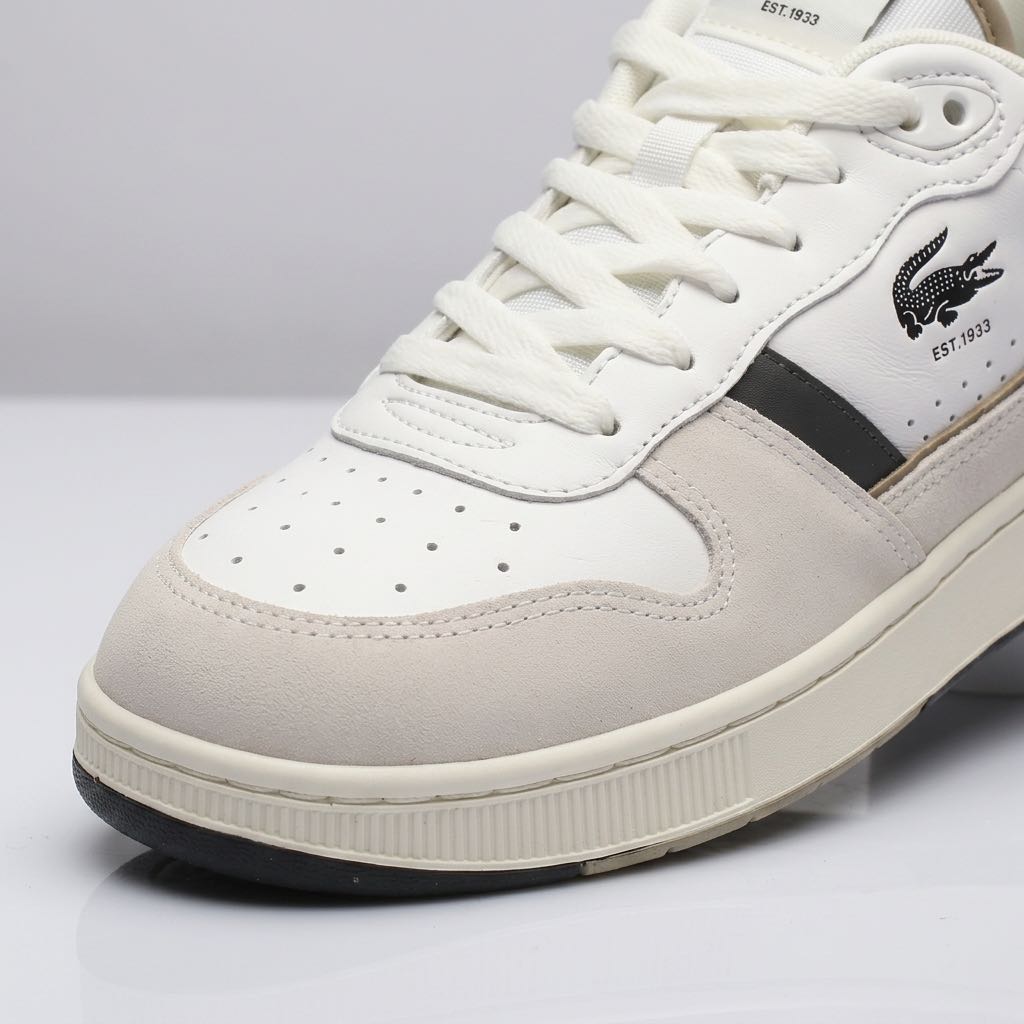 LACOSTE T-Clip Set  - Sneakers in Suede Uomo bianco Foto 5