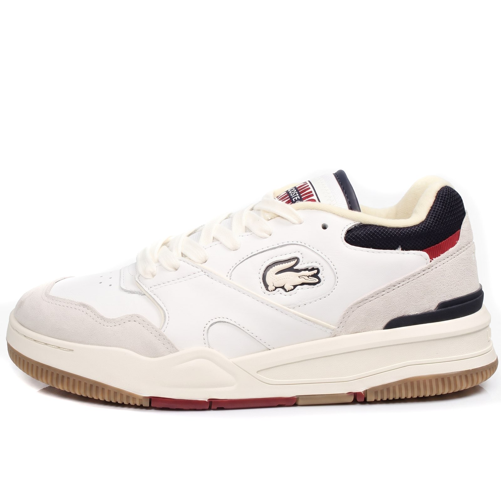 LACOSTE Lineshot  - Sneakers in Pelle Uomo bianco Foto 4