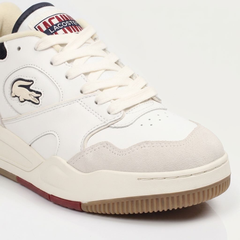 LACOSTE Lineshot  - Sneakers in Pelle Uomo bianco Foto 5
