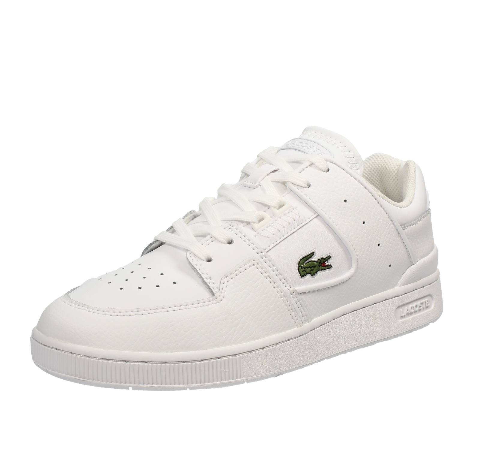 Кроссовки в клетку от Lacoste Court из коллекции Pelle Bianco - Повседневные кроссовки Uomo Scarpe
