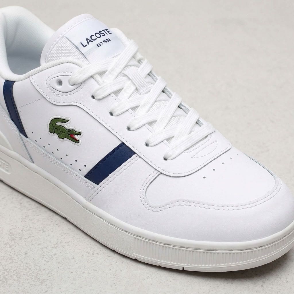 LACOSTE T- Clip Set - Sneakers basse in Pelle Uomo bianco Foto 5