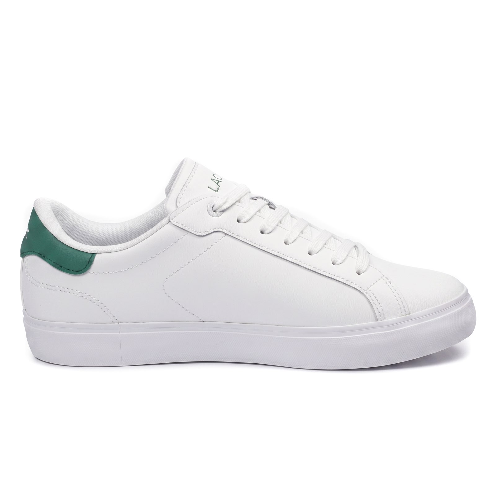LACOSTE Powercourt - Leather Sneakers Man white Photo 3