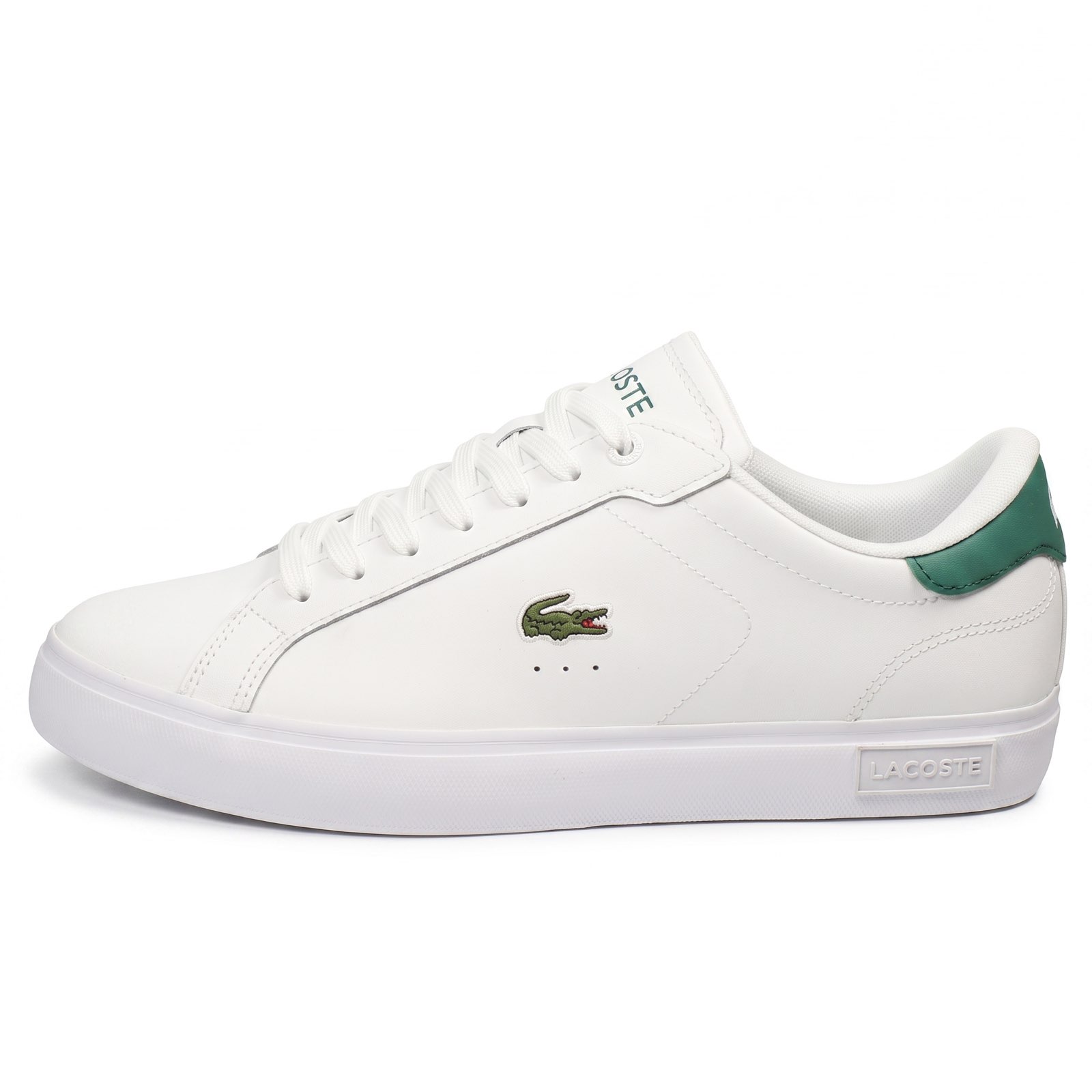 LACOSTE Powercourt - Leather Sneakers Man white Photo 4