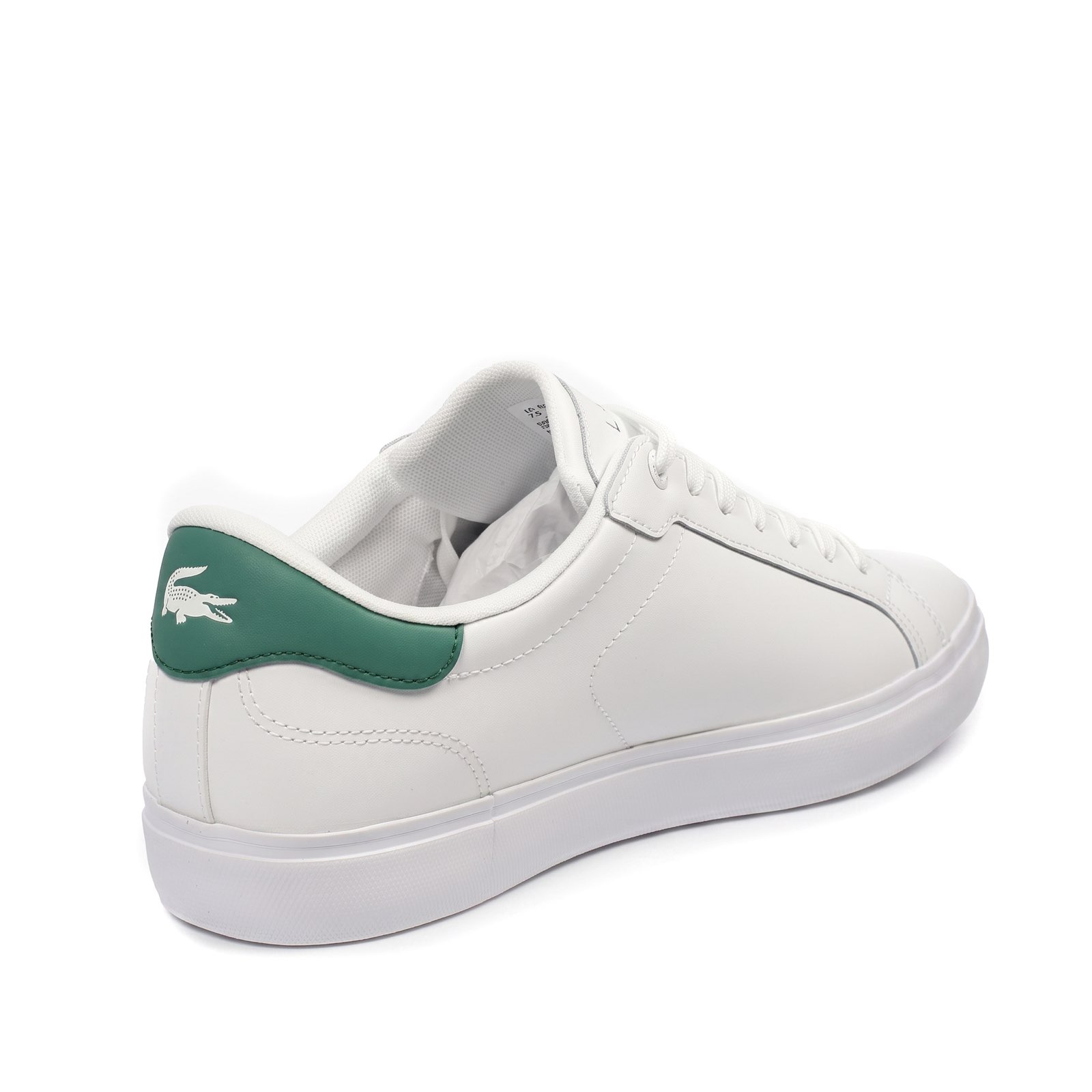 LACOSTE Powercourt - Leather Sneakers Man white Photo 6