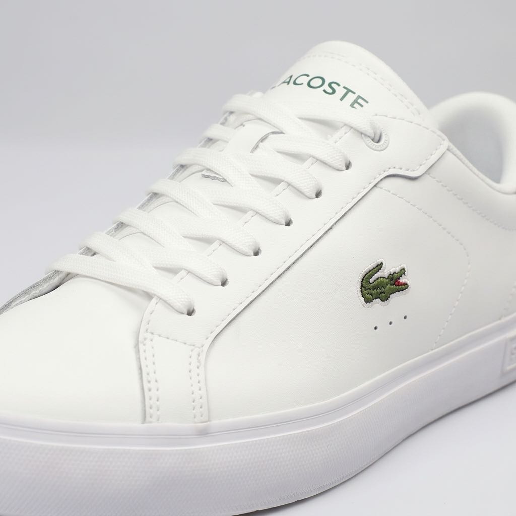 LACOSTE Powercourt - Leather Sneakers Man white Photo 5