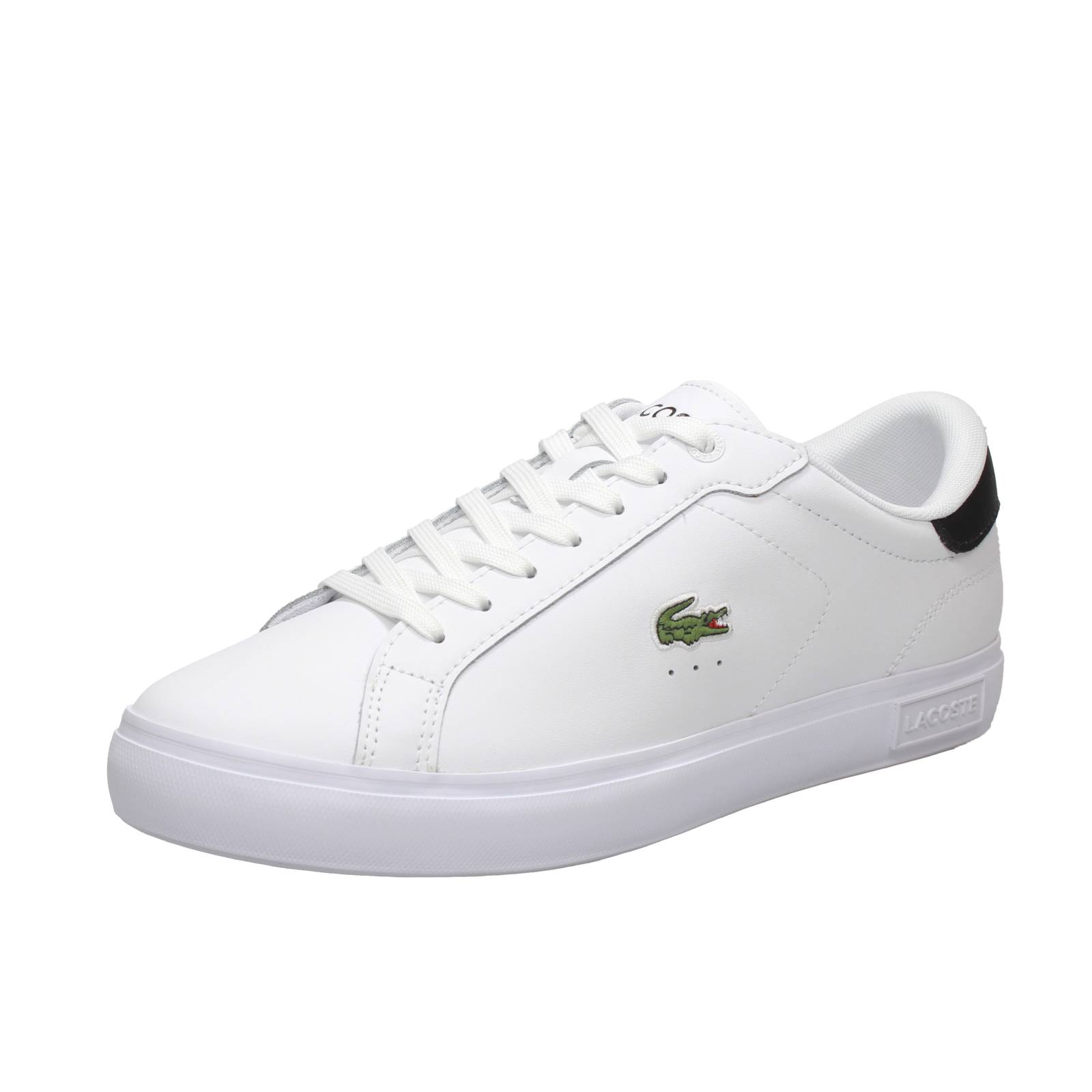 LACOSTE Powercourt - Sneakers en cuir Homme blanc