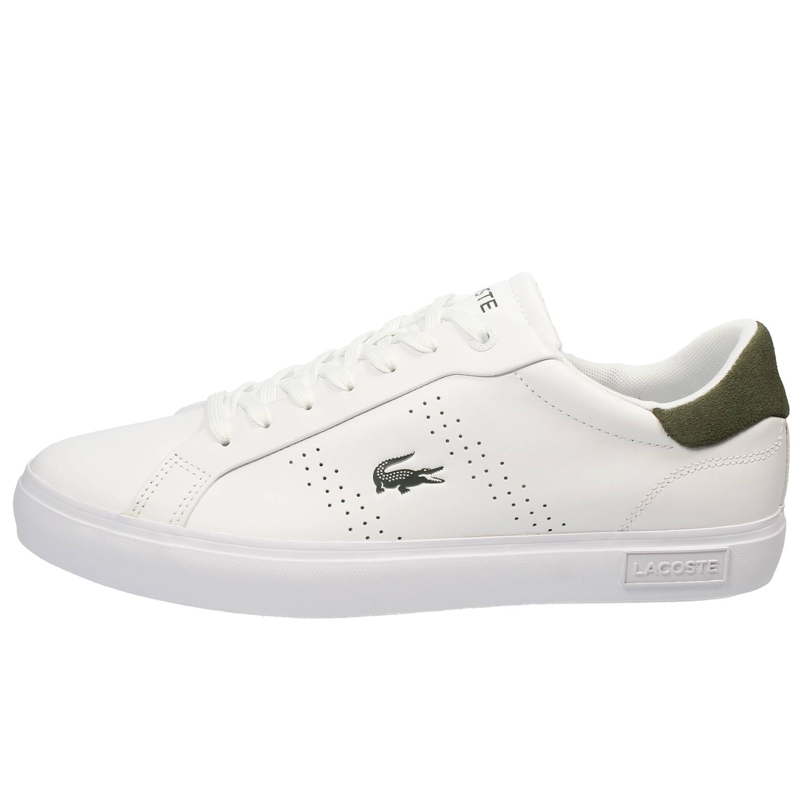 LACOSTE Powercourt - Low Leather Sneakers Man white Photo 3