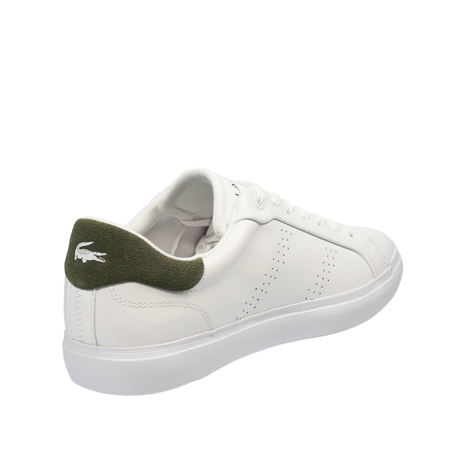 LACOSTE Powercourt - Low Leather Sneakers Man white Photo 4
