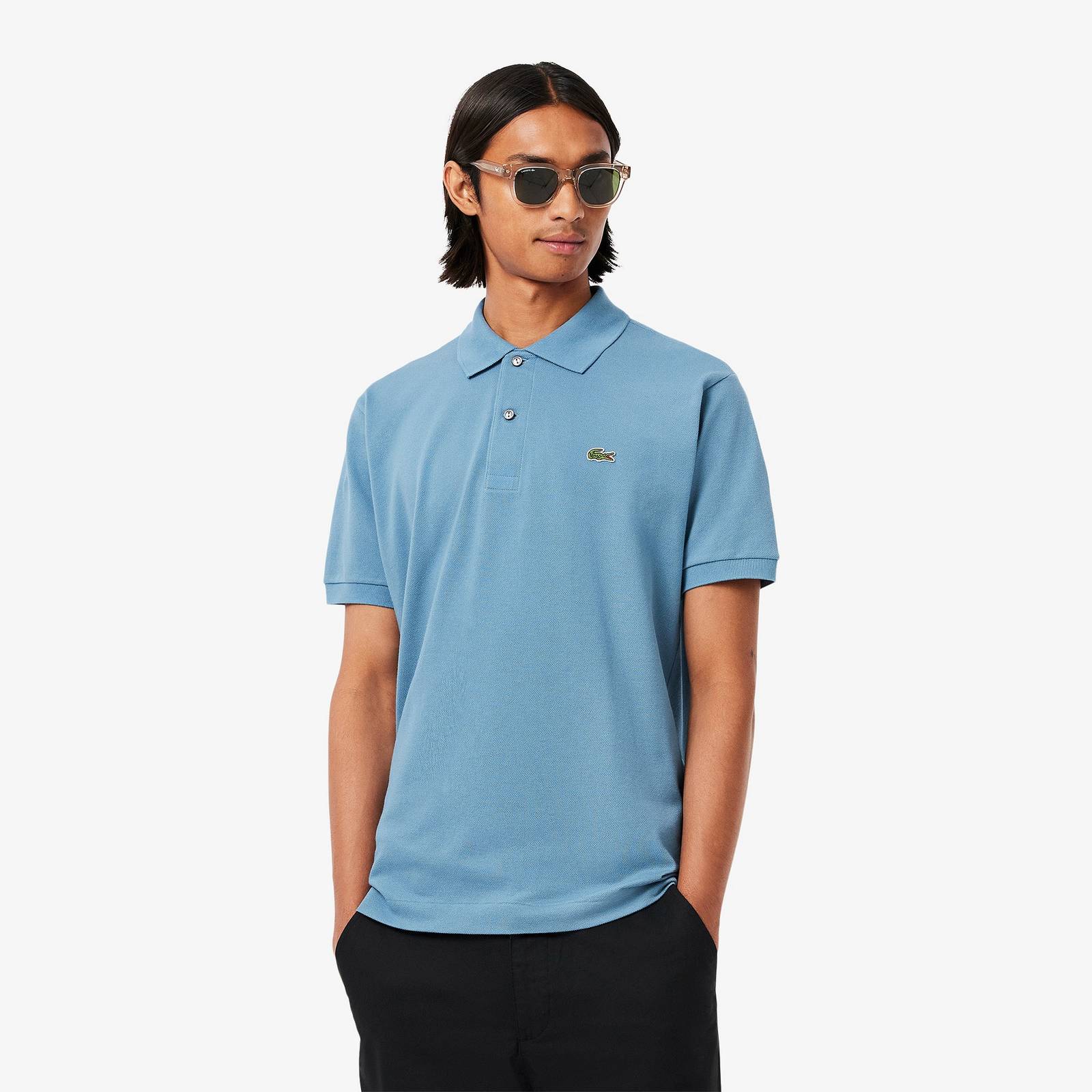 LACOSTE Polo Taglio Classico in Petit Piquè  Uomo jeans Foto 2