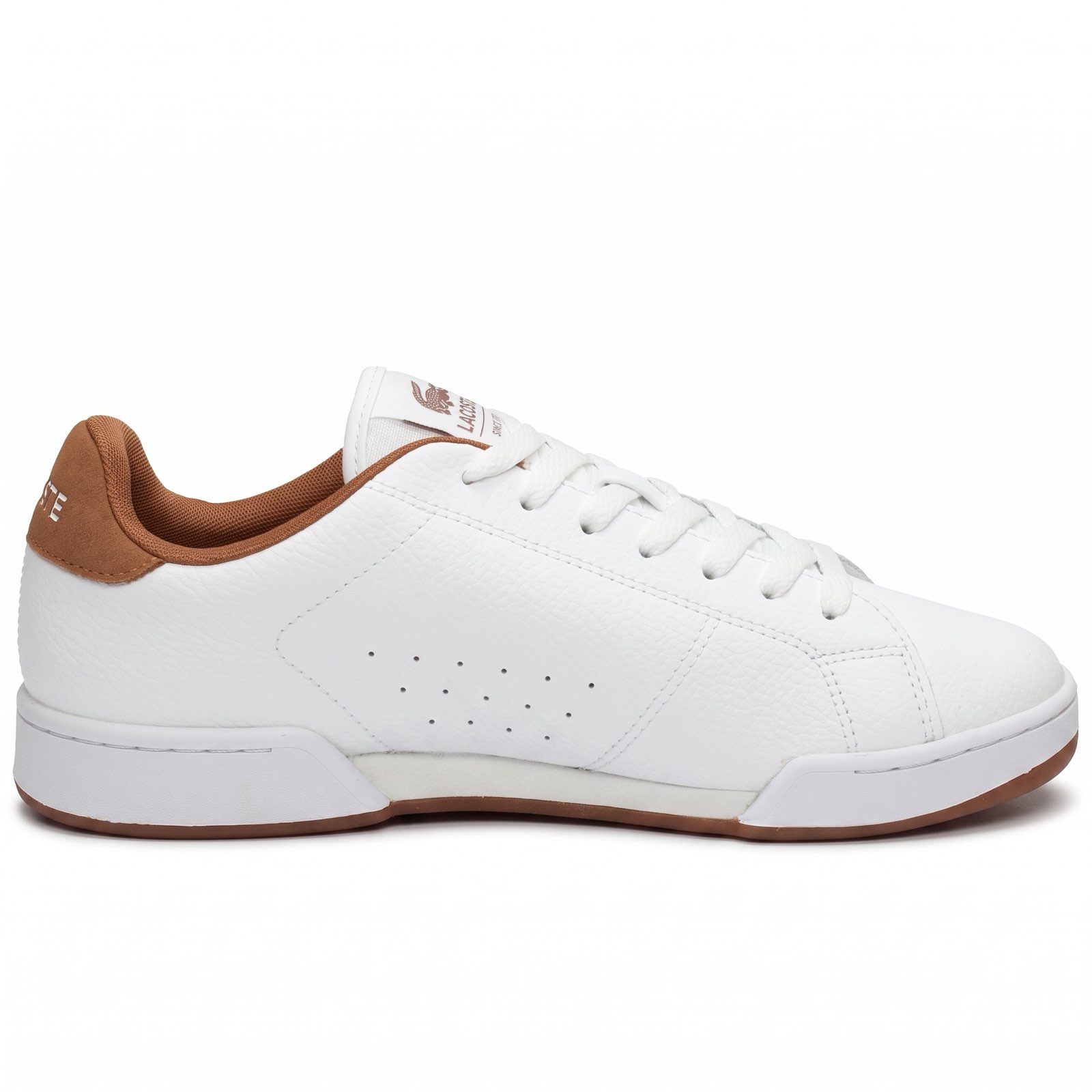 LACOSTE Carnaby Cup - Leather Sneakers Man white Photo 3