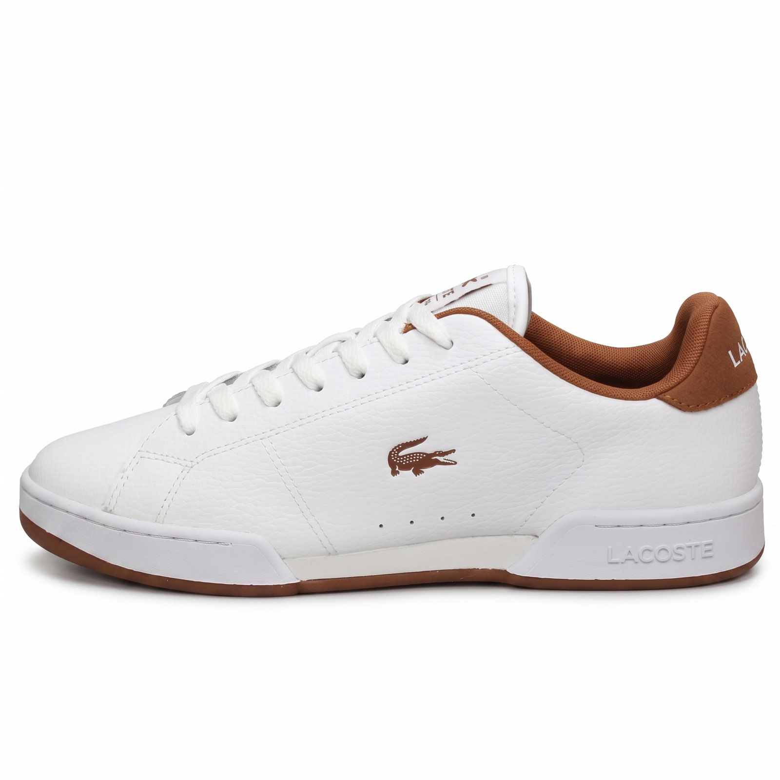 LACOSTE Carnaby Cup - Leather Sneakers Man white Photo 4