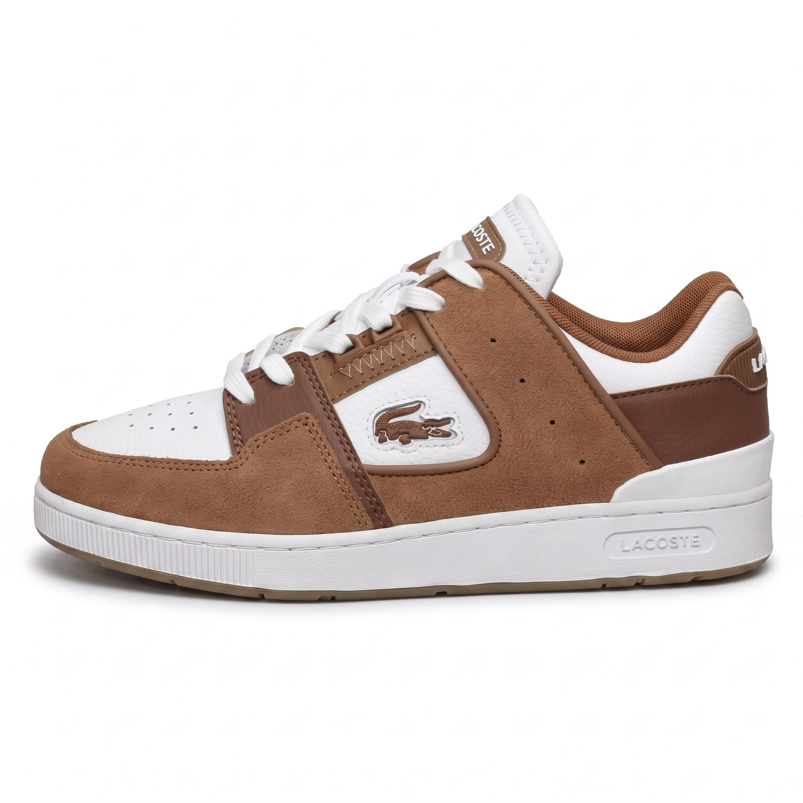LACOSTE Court Cage - Sneakers in Suede Man brown Photo 4