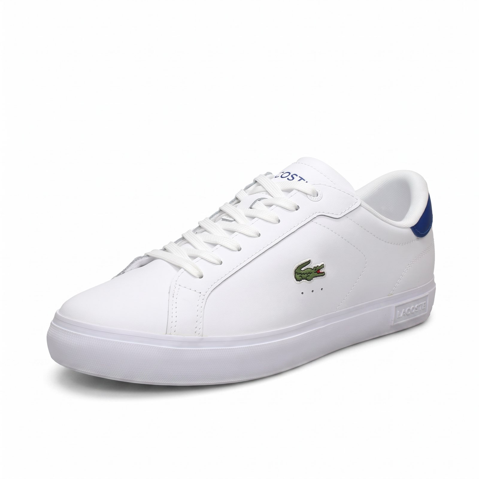 LACOSTE Powercourt - Sneakers en cuir Homme blanc