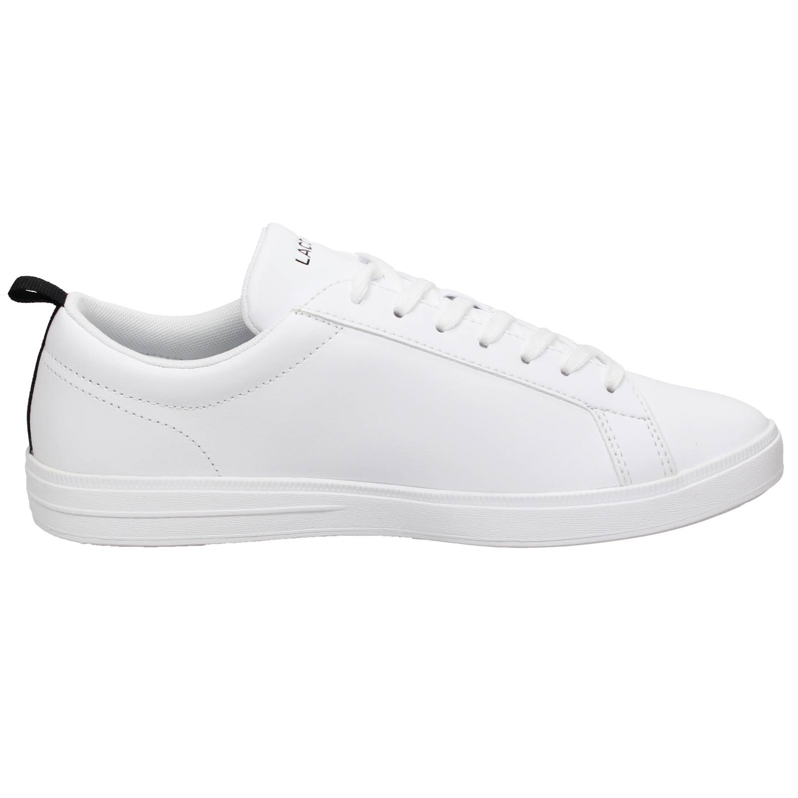 LACOSTE Court Base - Sneakers basse in Pelle Uomo bianco Foto 3