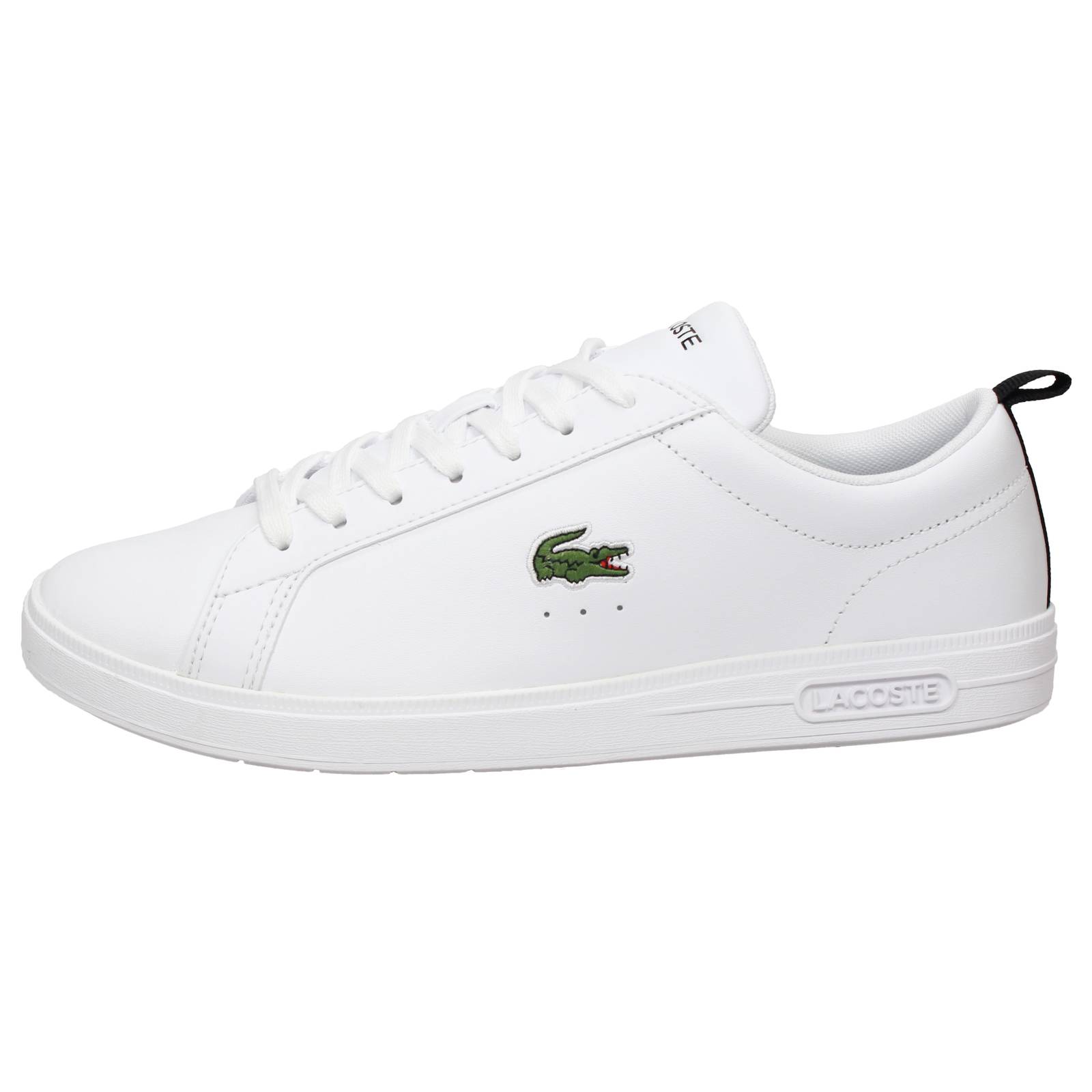 LACOSTE Court Base - Sneakers basse in Pelle Uomo bianco Foto 4