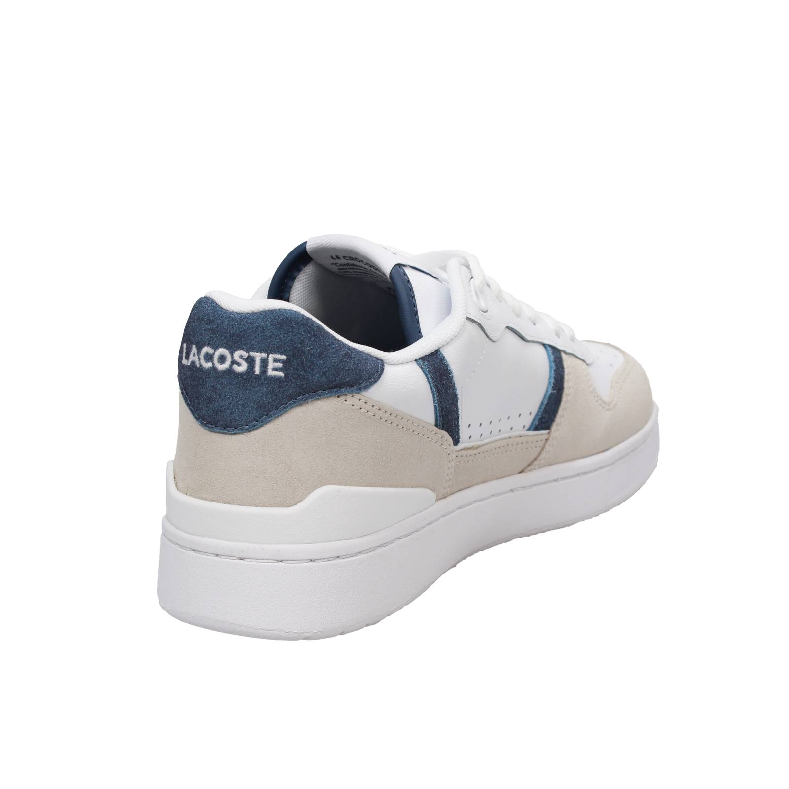 LACOSTE T Clip Set - Sneakers in Suede Uomo bianco Foto 6