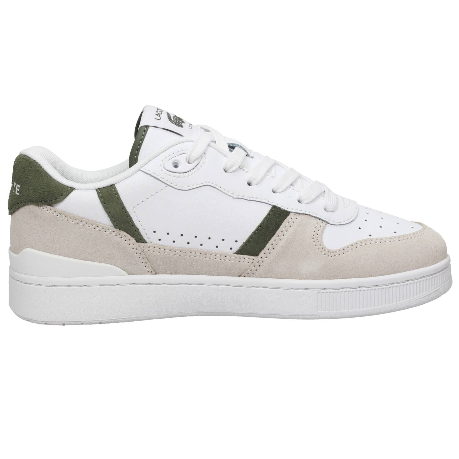 LACOSTE T Clip Set - Sneakers in Suede Uomo bianco Foto 3