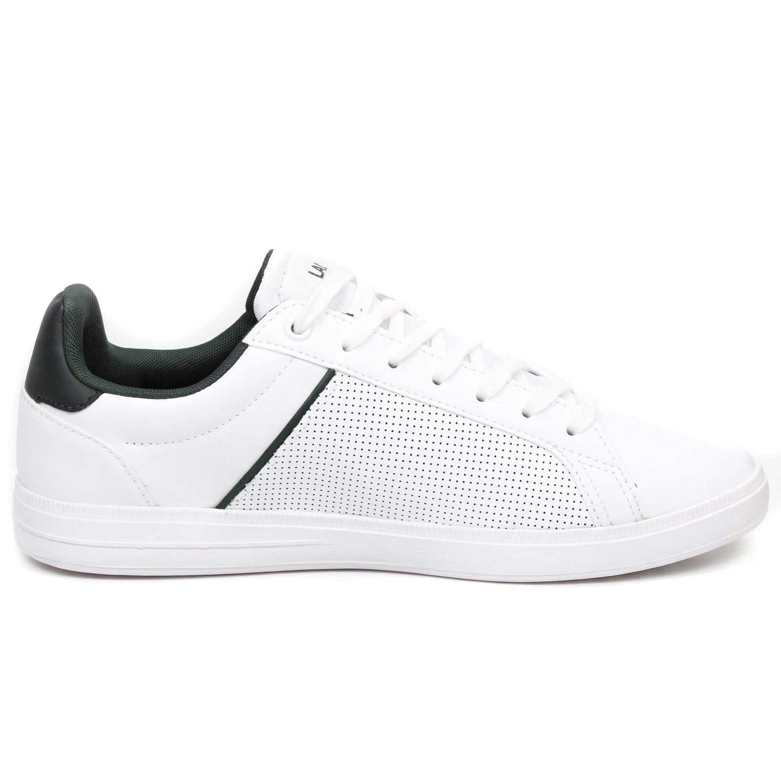 LACOSTE Lite Base - Sneakers basse in Pelle Uomo bianco Foto 3