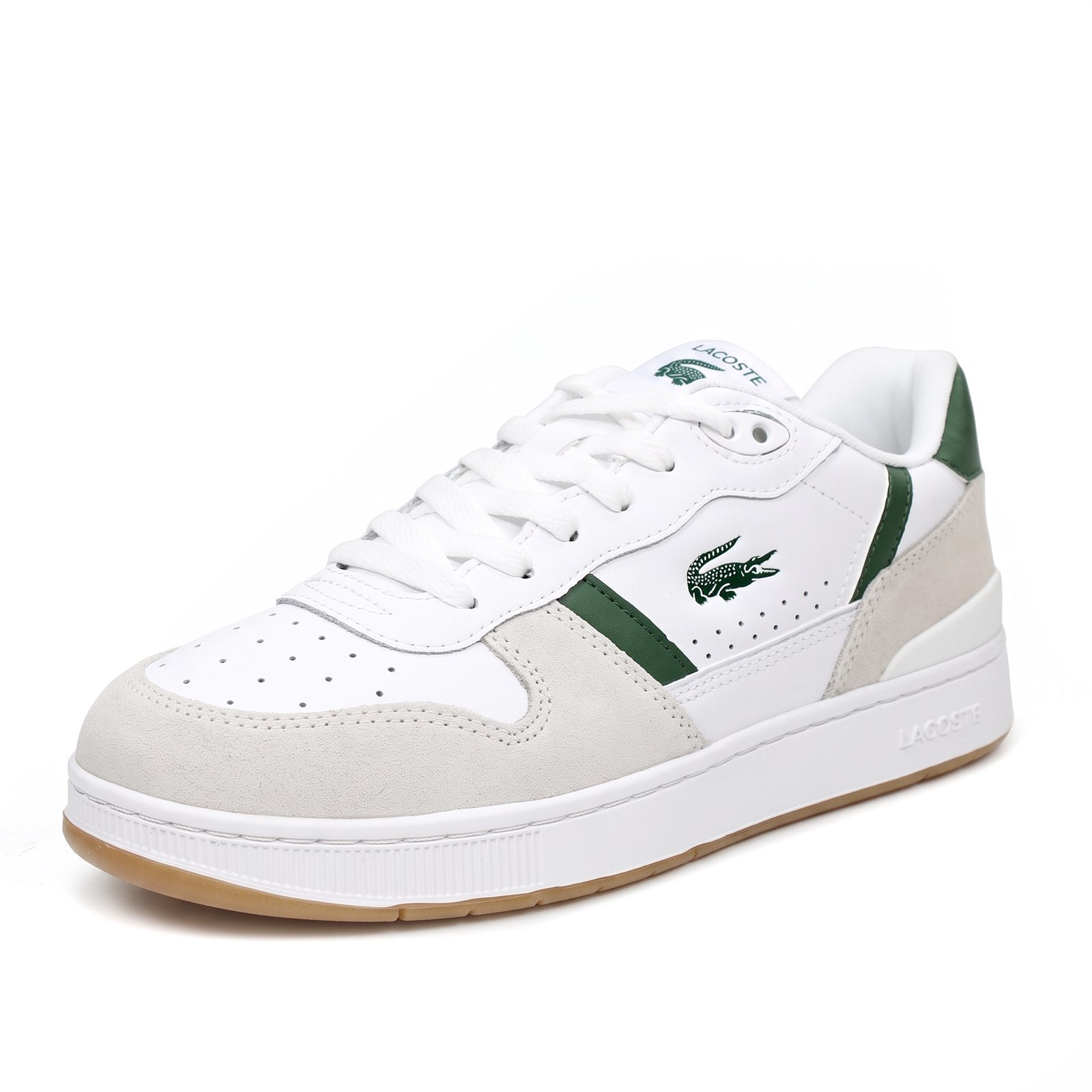LACOSTE T Clip Set - Sneakers basses en cuir Homme blanc