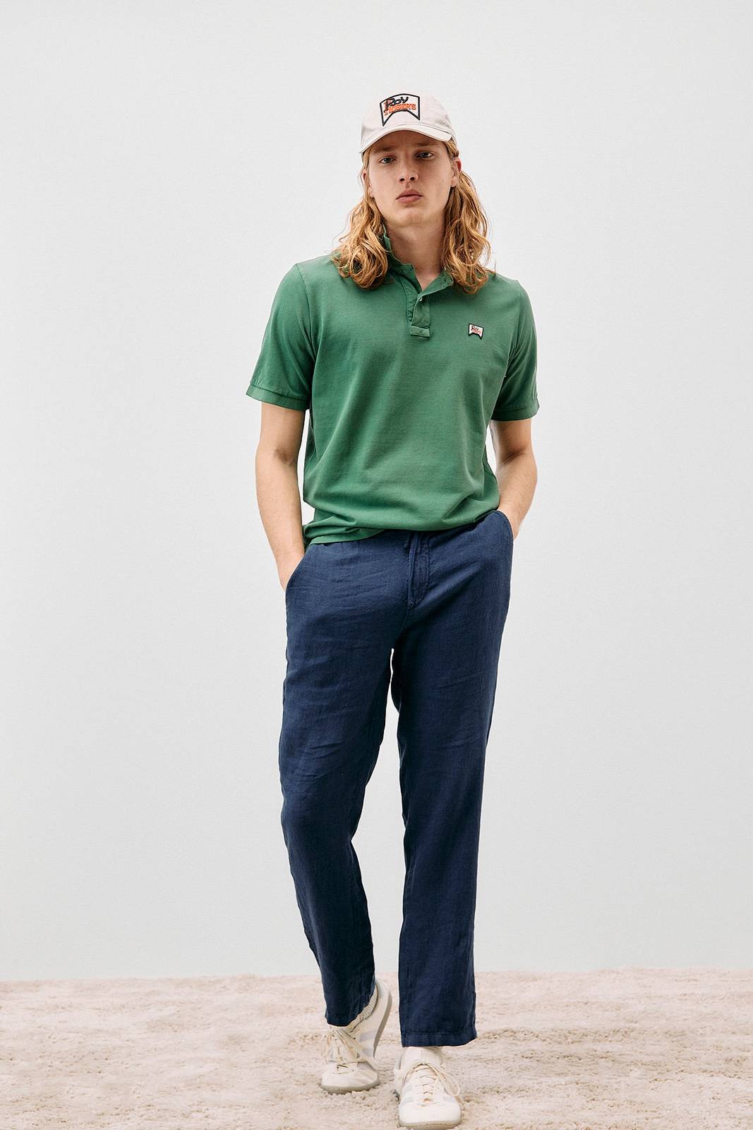 ROY ROGER'S Classic Piquet Polo Man green Photo 2