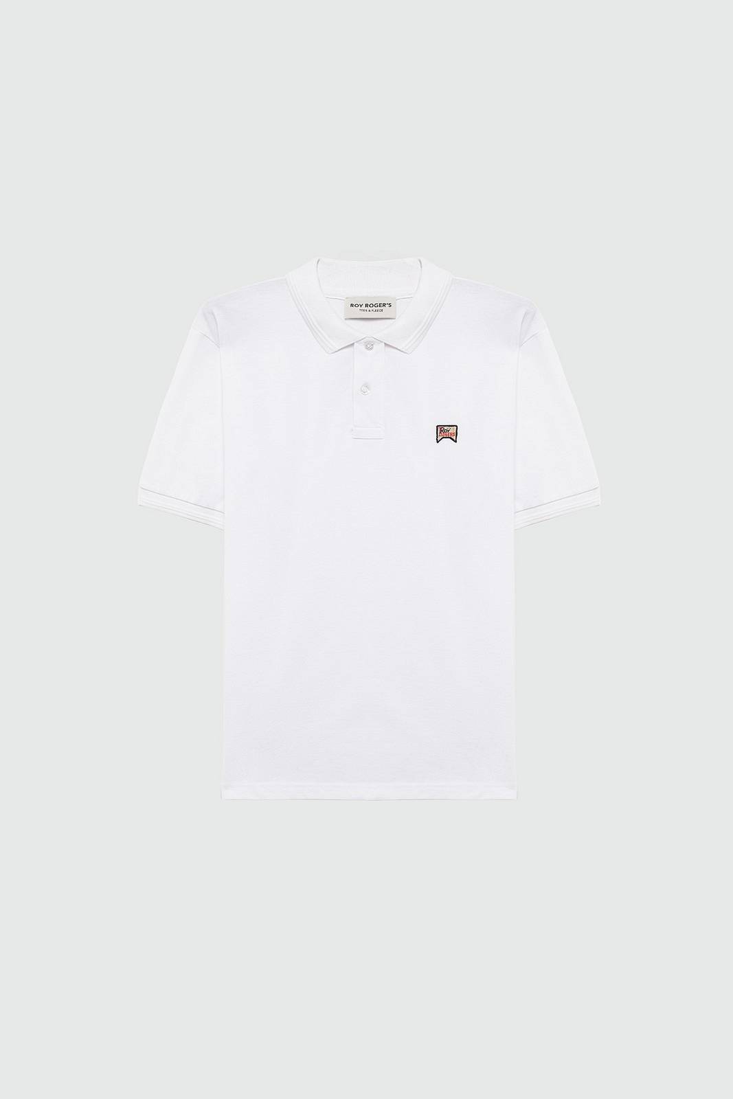ROY ROGER'S Classic Piquet Polo Man white