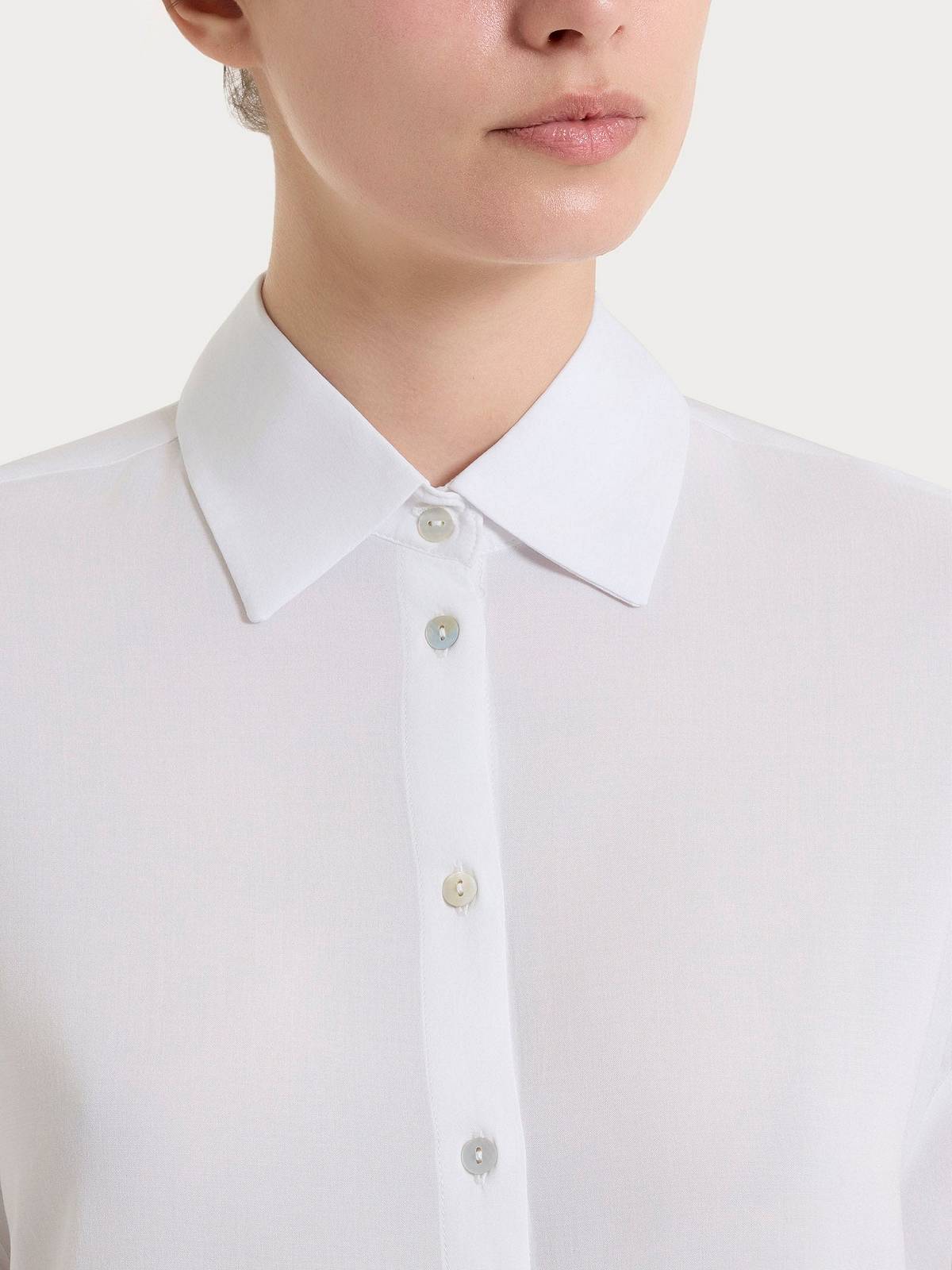 RAGNO Chemise 3/4 ouverte Femme blanc Photo 3
